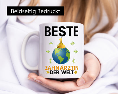 Welt Beste Zahnärztin | Zahnmedizin Beruf lustig Arbeit Kollegen Büro Geschenk