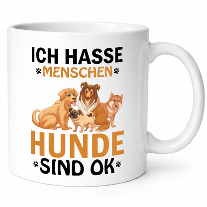 Ich liebe Hunde Geschenkidee Tierliebhaber Humor Tasse