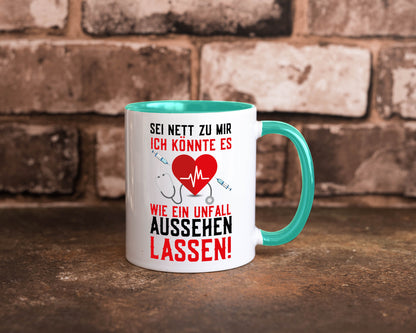 Sei nett zu mir | Krankenschwester Arzt Klinik Spritze v2 lustig Humor
