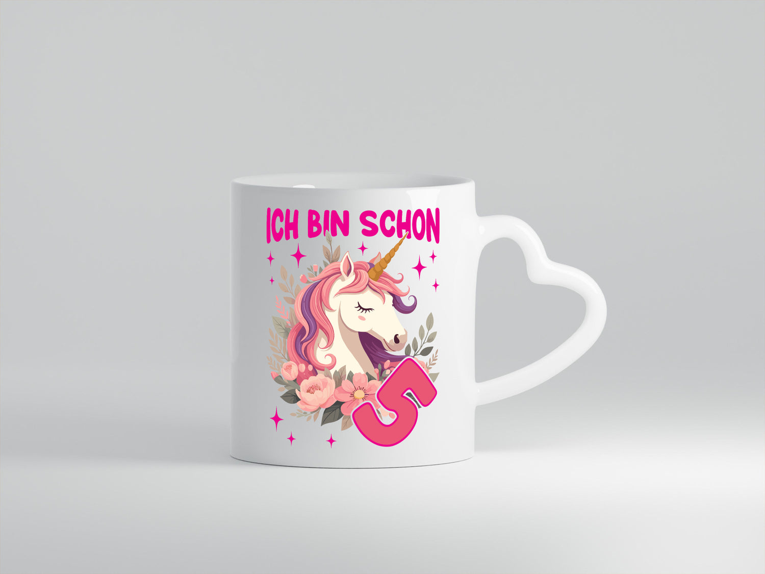 5. Geburtstag | 5 Jahre Einhorn Mädchen Humor Geschenkidee Tasse