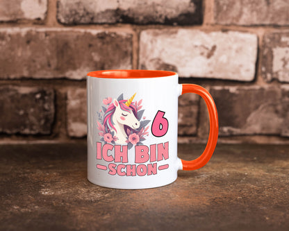 6. Geburtstag | 6 Jahre Einhorn bin schon Mädchen Geschenk Geschenkidee