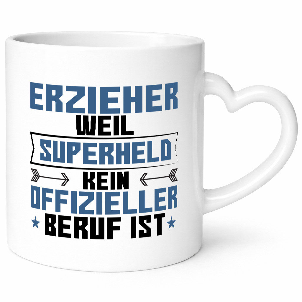 Superheld Erzieher | Pädagoge Schule Humor Geschenkidee Tasse
