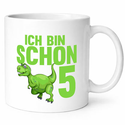 5. Geburtstag | 5 Jahre Dino Dinosaurier lustiger Spruch Geschenk Geschenkidee