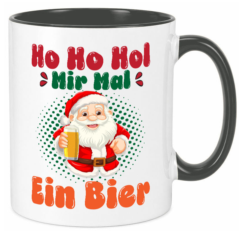 Ho mir mal ein Bier | Ugly Christmas Trinken v2 Geschenkidee Humor Tasse