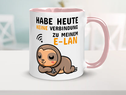 Keine Verbindung lustig Humor Geschenkidee Geschenk Tasse