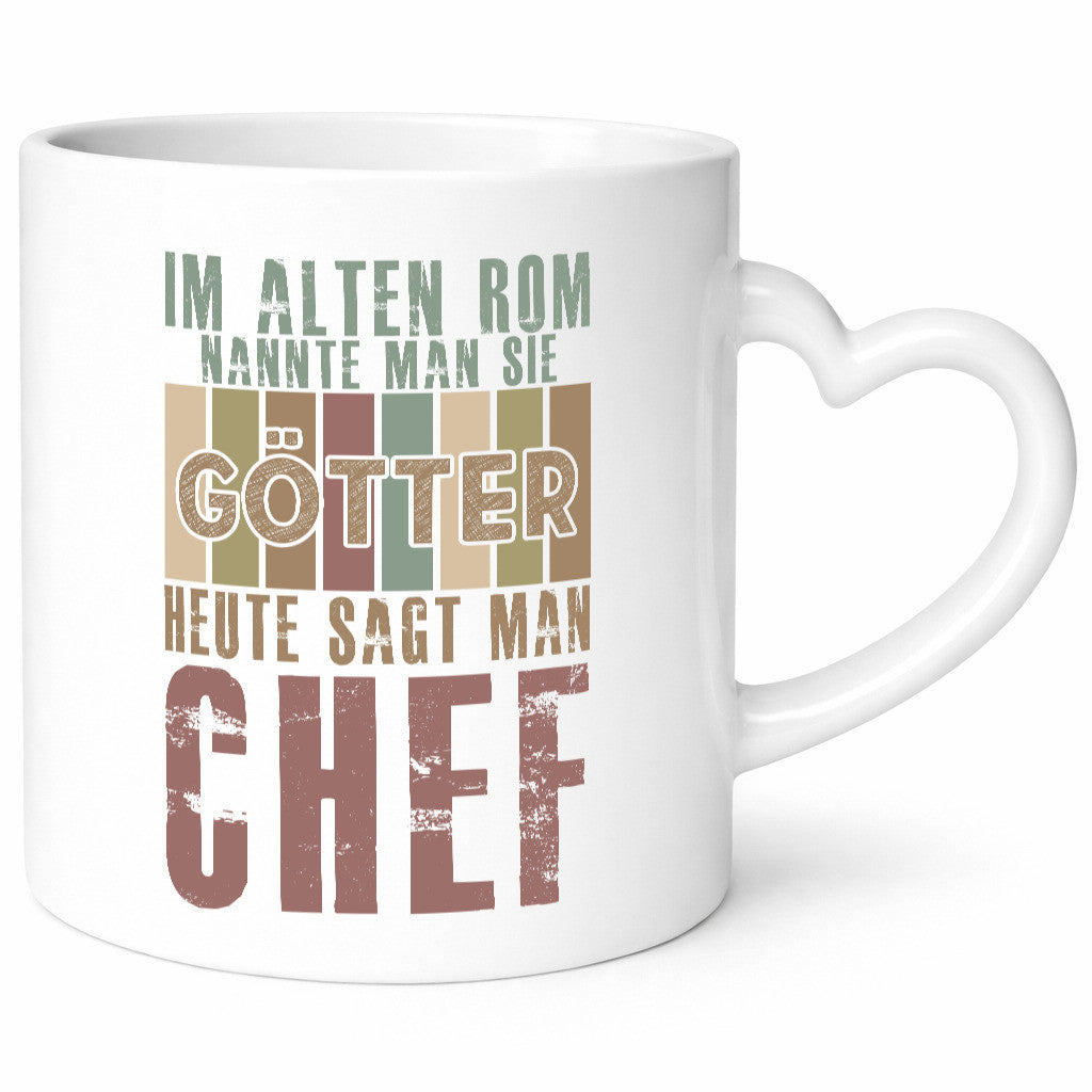 Heute sagt man: Chef | Führungskraft Vorgesetzter Geschenkidee Arbeit Kollegen
