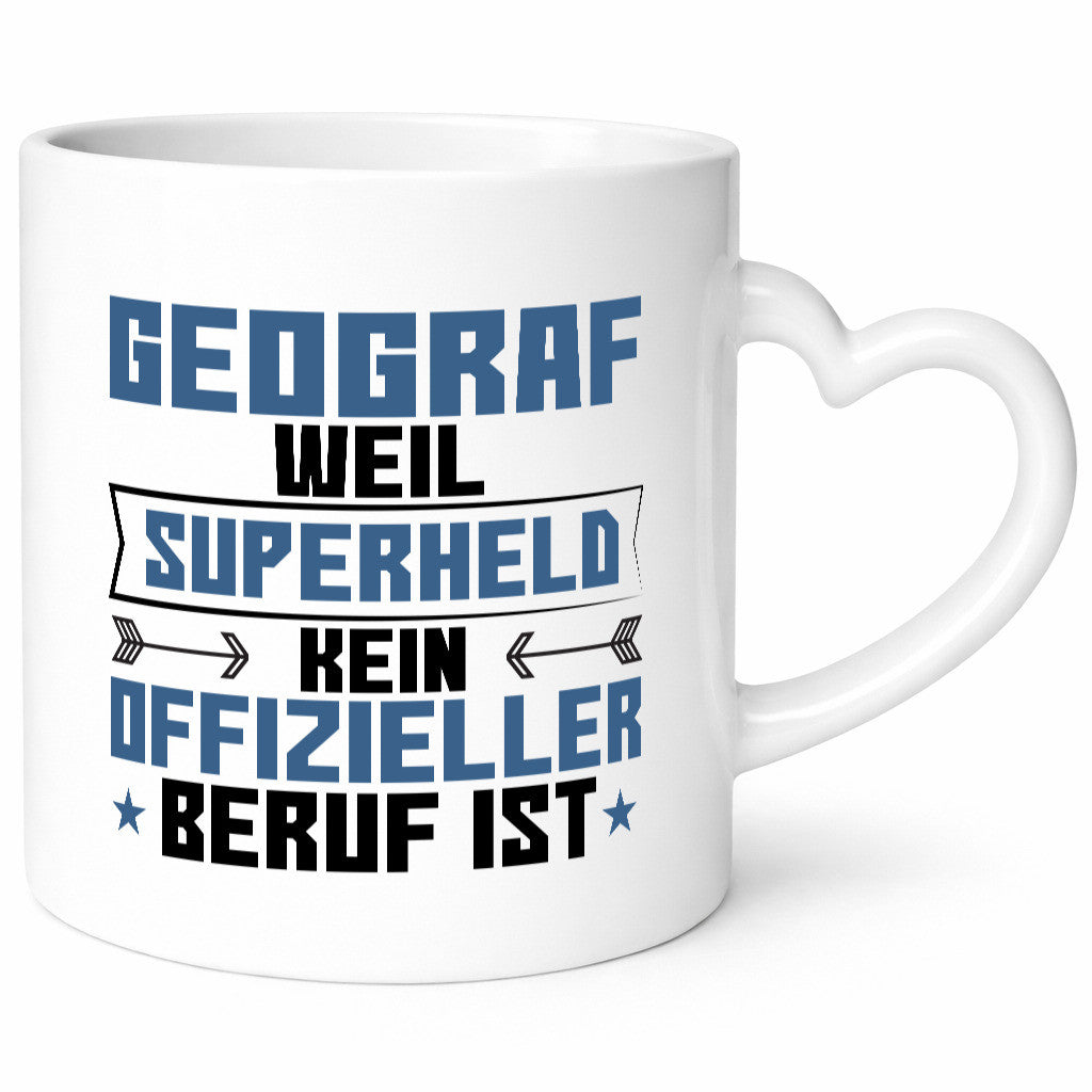 Superheld Geograf | Geografie lustiger Spruch Geschenk Humor Geschenkidee Tasse