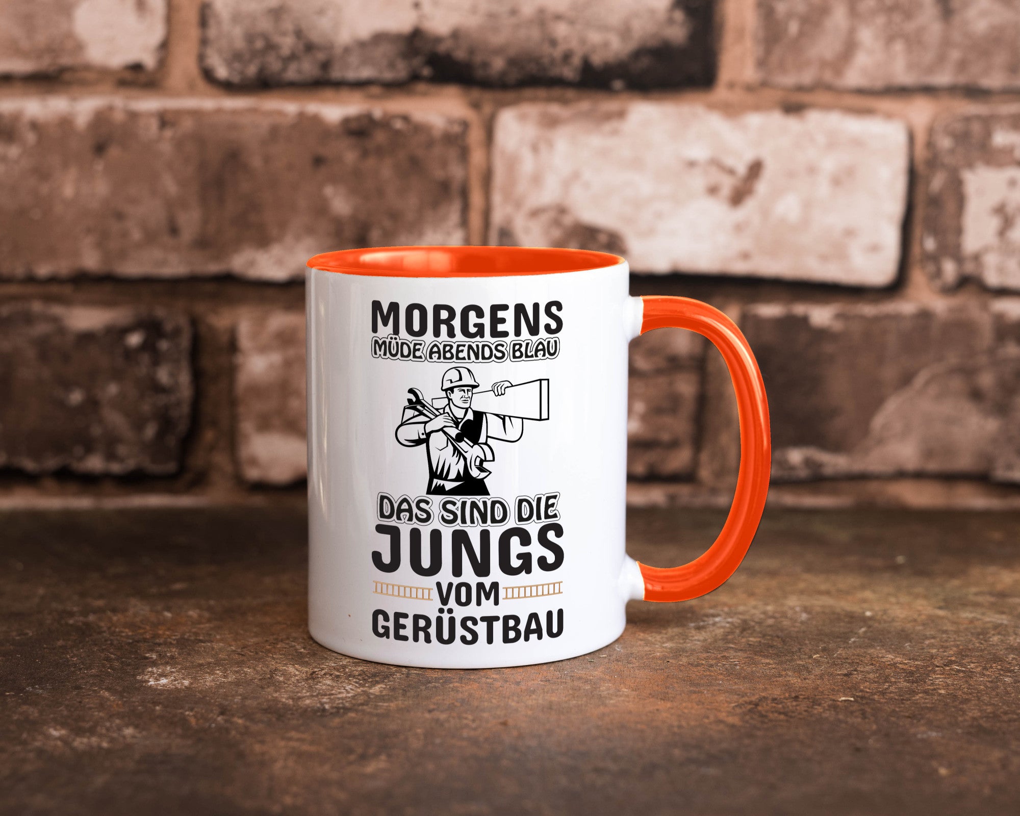 Jungs vom Gerüstbau | Gerüstbauer Tasse Baustelle Geschenk Humor Geschenkidee