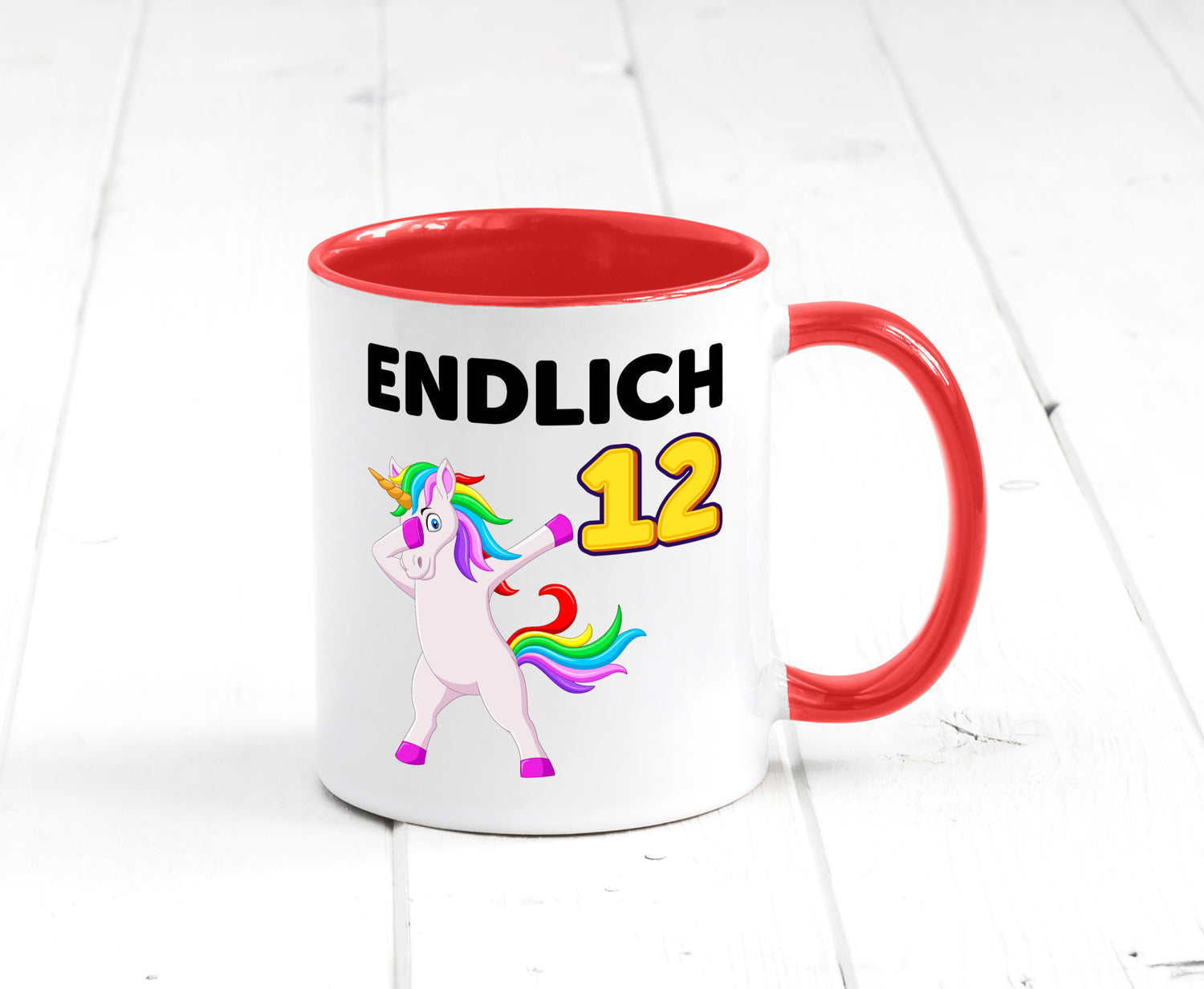 12. Geburtstag | endlich 12 Jahre Einhorn Mädchen lustig Geschenkidee Geschenk