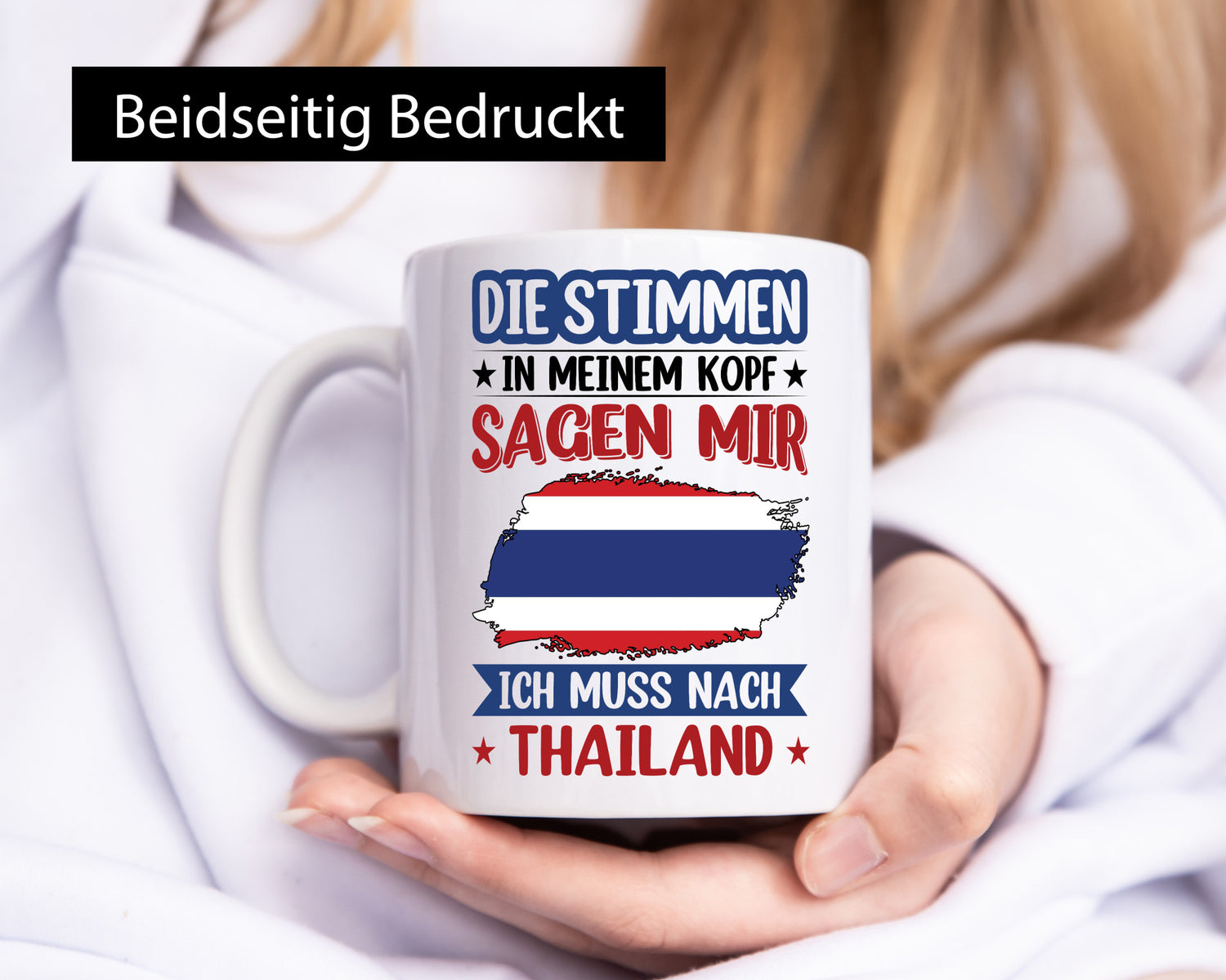 Thailand | Urlaub Stimmen in meinem Kopf Traumland lustiger Spruch Geschenk