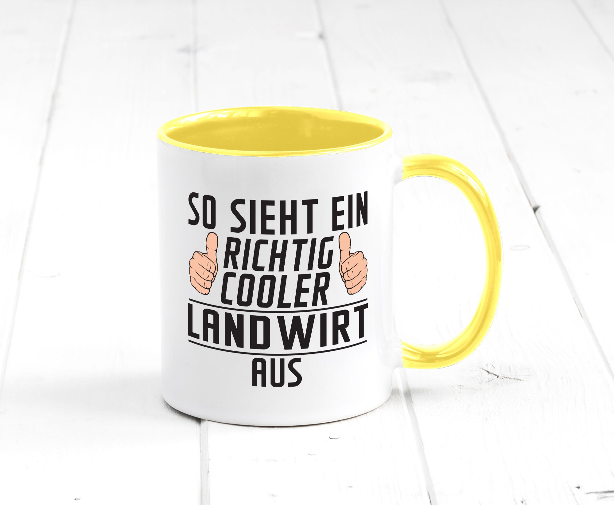 Richtig Cooler Landwirt | Bauer Landwirtschaft lustig Humor Geschenkidee Tasse