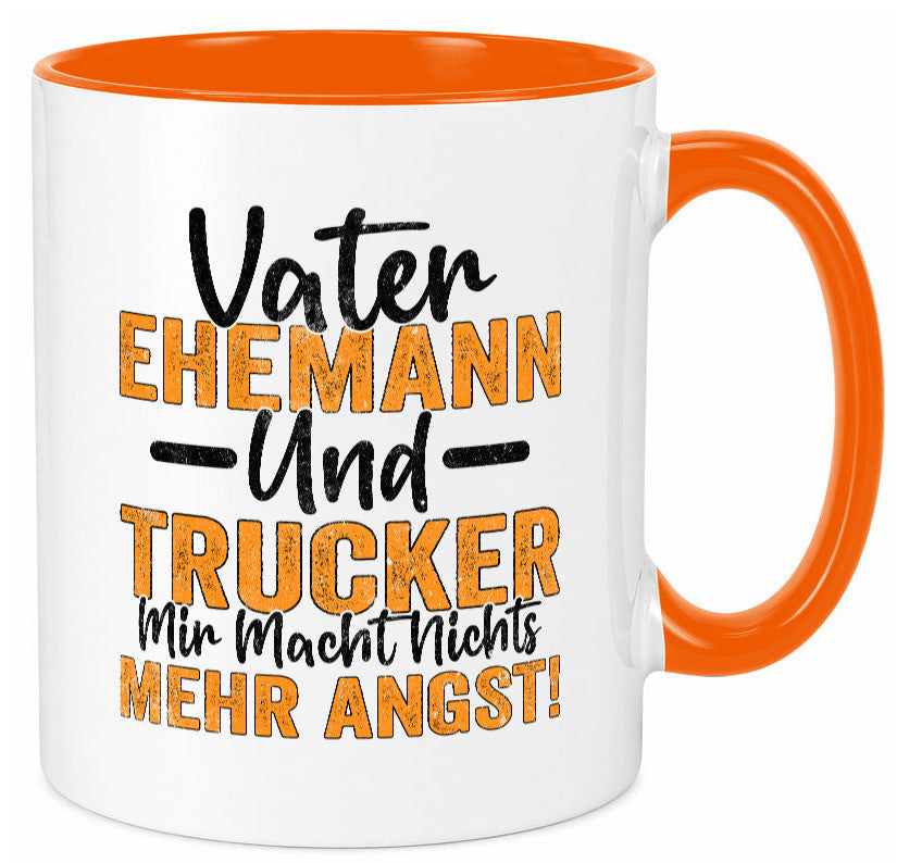 Vater Ehemann Trucker | Driver LKW Fahrer v2 Geschenk Familie Geschenkidee Tasse