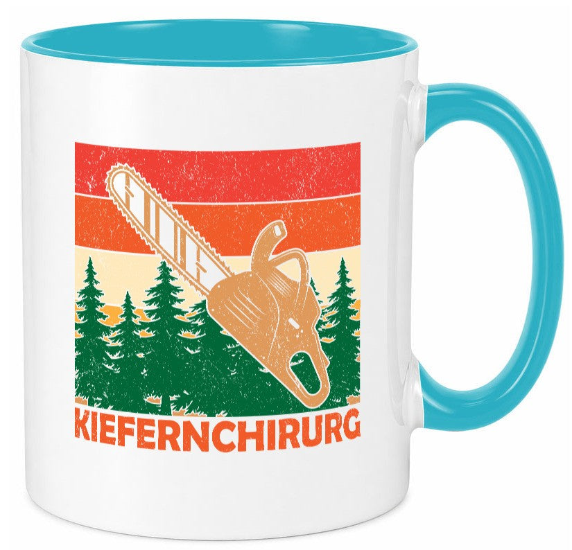 Kiefernchirurg | Kettensäge Waldarbeiter Holz Geschenk Arbeit Kollegen Büro Tasse