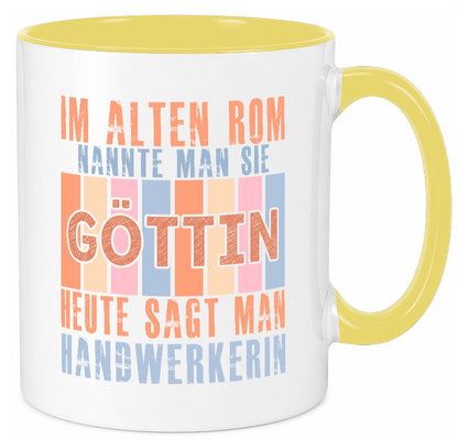 Heute sagt man: Handwerkerin | Handwerkerinnen Geschenk Humor Geschenkidee