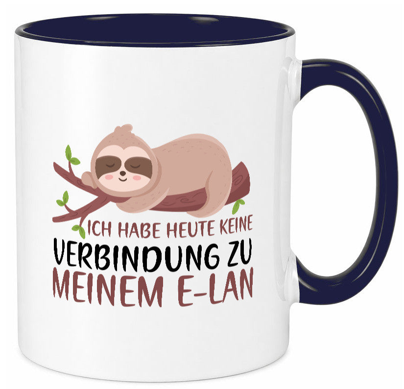 Verbindung zum Elan | WLAN Faultier Faulpelz Laufband Humor Tierliebhaber