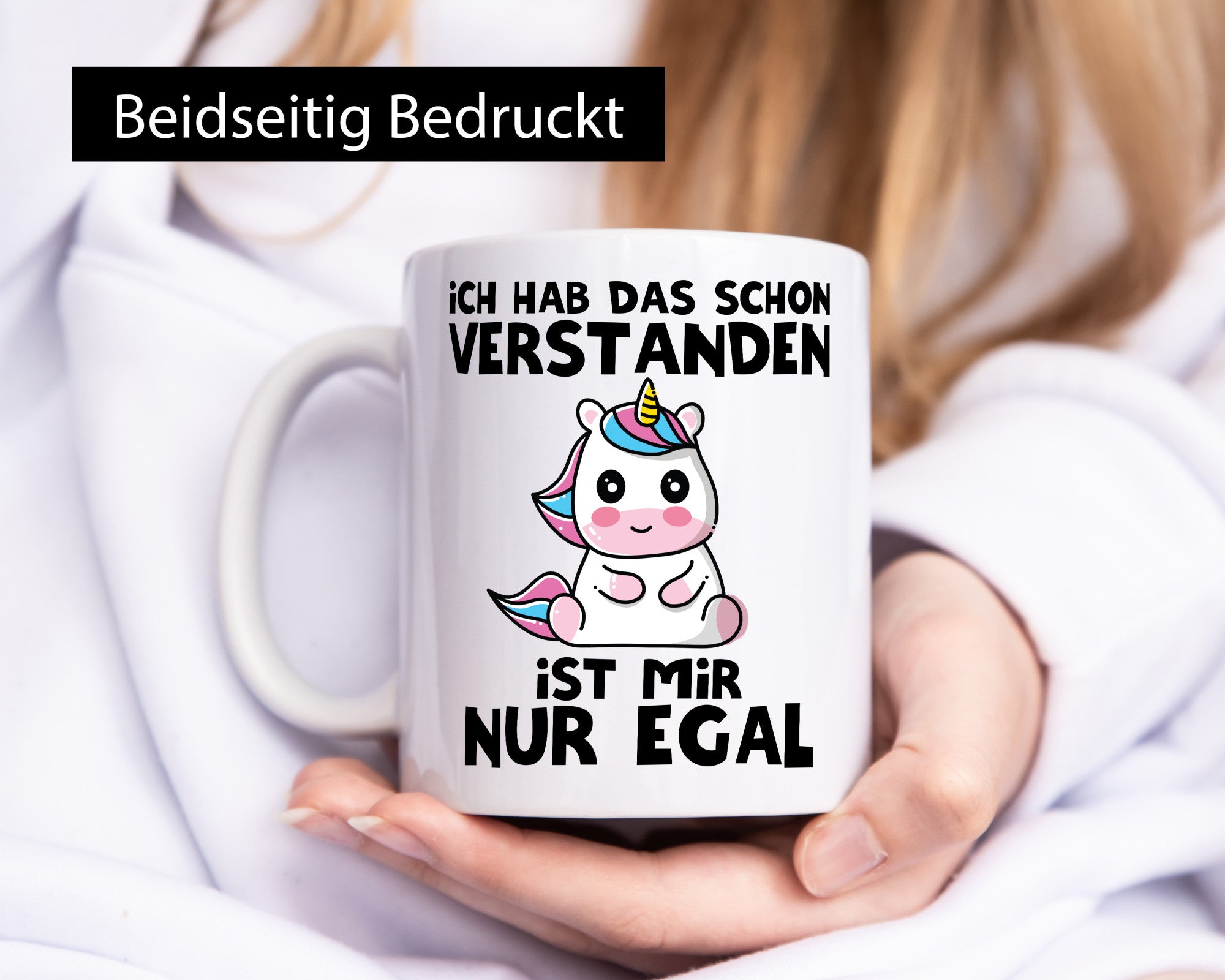 Habs verstanden ist mir nur egal | Einhorn lustiger Spruch Geschenk Humor
