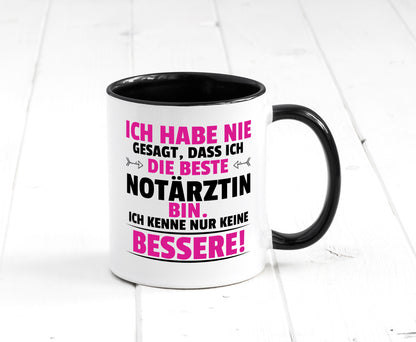 Die Beste Notärztin | Ärztin Humor Geschenkidee Tasse
