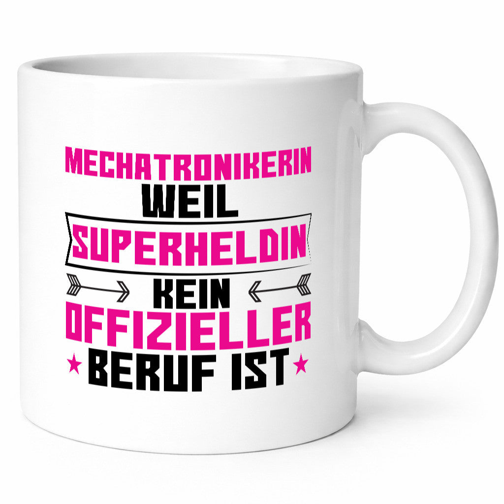 Superheldin Mechatronikerin | KFZ Werkstatt Geschenkidee Humor Tasse