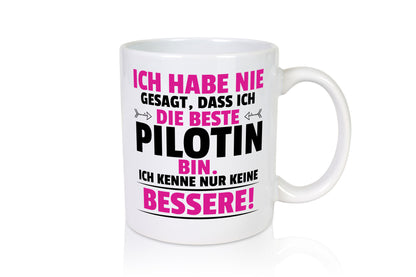 Die Beste Pilotin | Definition Piloten lustig Humor Geschenkidee Geschenk Tasse