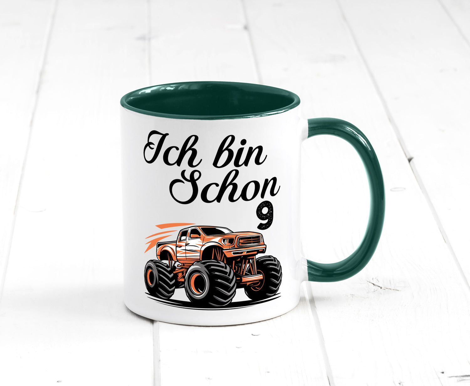 9. Geburtstag | Monster truck 9 Jahre lustiger Spruch Geschenk Geschenkidee