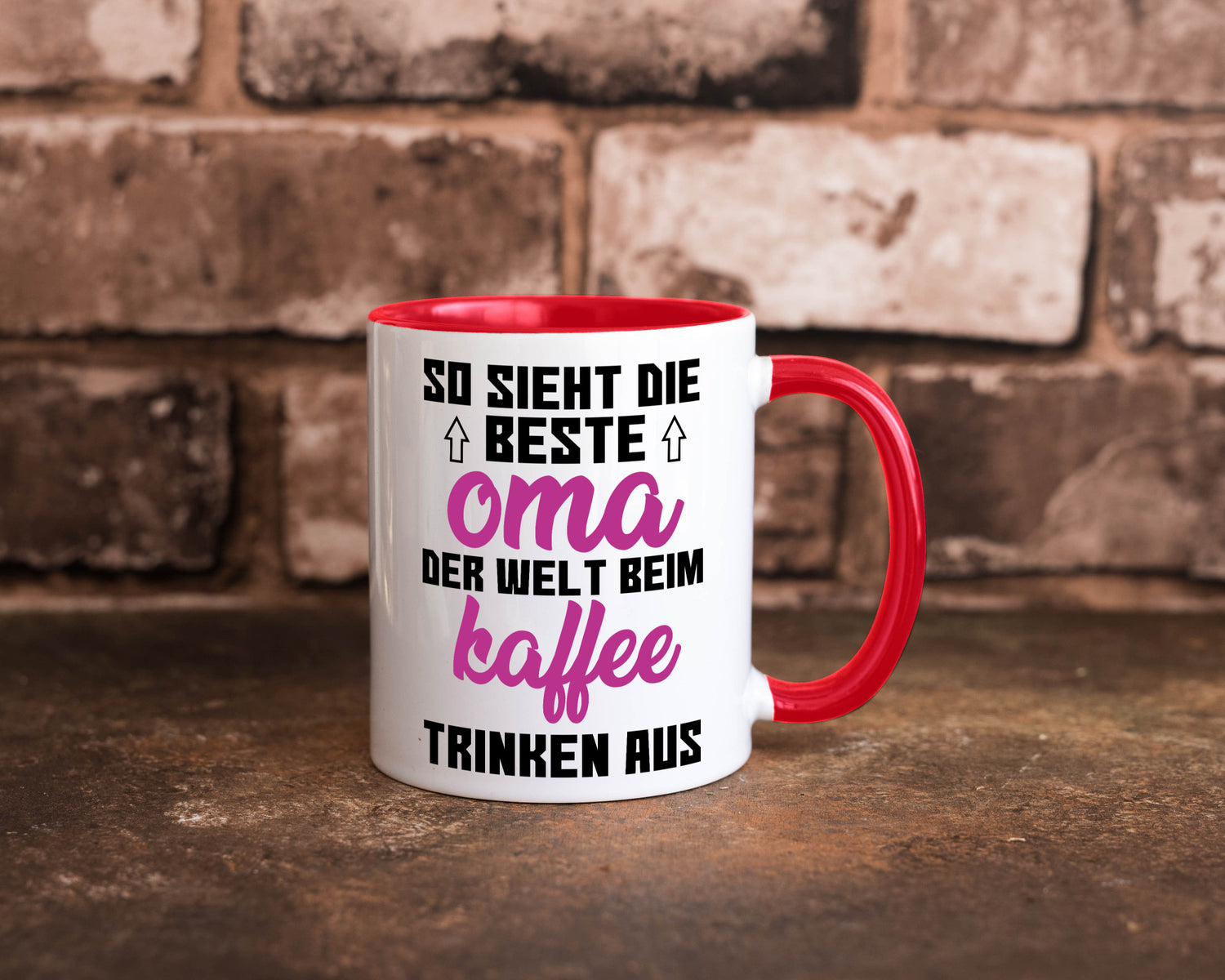 Beste Oma der Welt | Großmutter Tasse lustiger Spruch Geschenk Familie