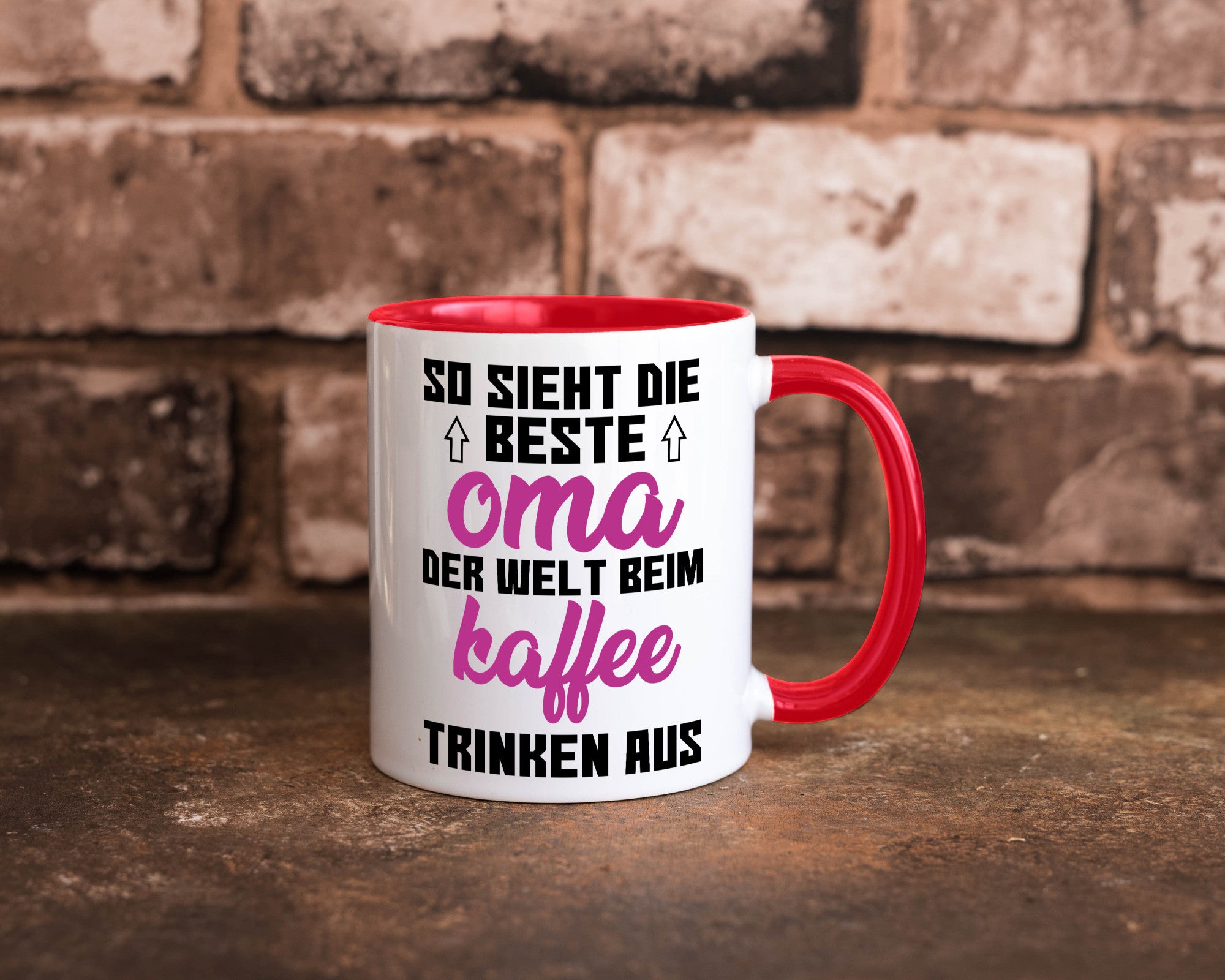 Beste Oma der Welt | Großmutter Tasse lustiger Spruch Geschenk Familie