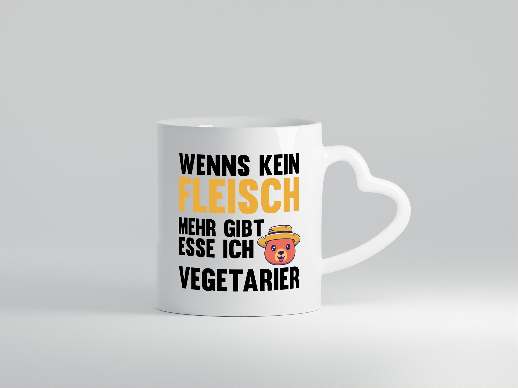Wenns kein Fleisch mehr gibt | Vegetarier essen Geschenk Humor Geschenkidee
