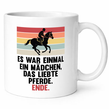 Es war einmal ein Mädchen das Liebte Pferde | lustig Humor Geschenkidee