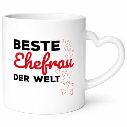 Beste Ehefrau | Ehe Tasse Hochzeitstag Romantik lustiger Spruch Geschenk