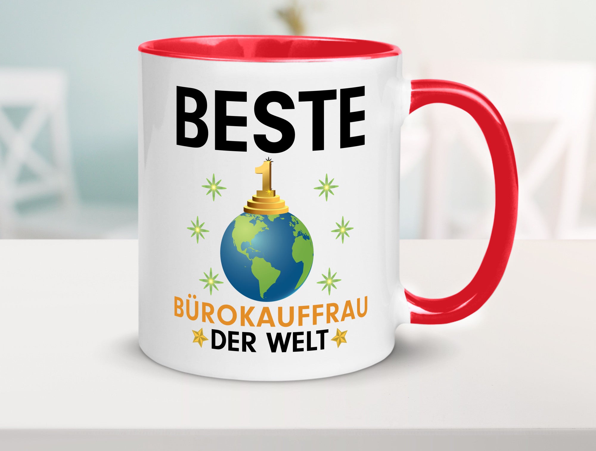 Welt Beste Bürokauffrau | Kauffrau Geschenk Arbeit Kollegen Büro lustiger