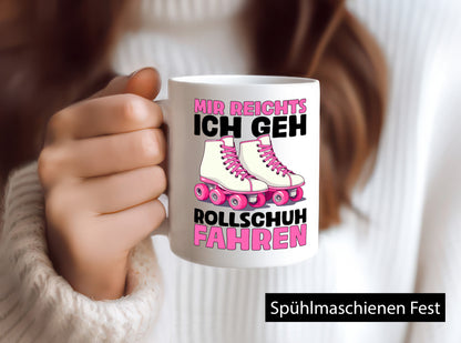 Mir reichts ich geh Rollschuh Fahren | Rollschuhe lustig Humor Geschenkidee
