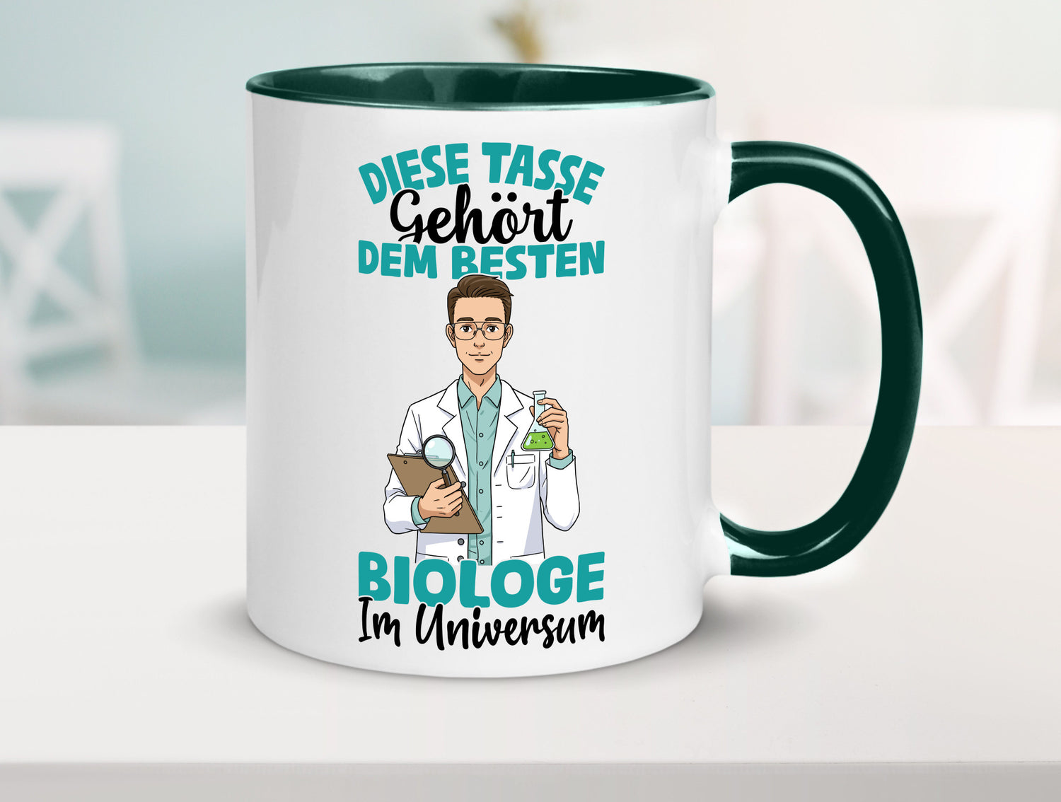 Im Universum: Biologe | Biologie Naturforscher Humor Geschenkidee Tasse