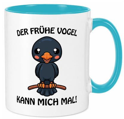 Der Frühe Vogel Humor Geschenkidee Tasse
