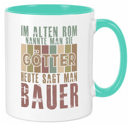 Heute sagt man: Bauer | Bauernhof Landwirtschaft Humor Geschenkidee Tasse