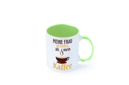 Meine Frau ist heißer als Kaffee | Ehe Partnerschaft Geschenk Humor