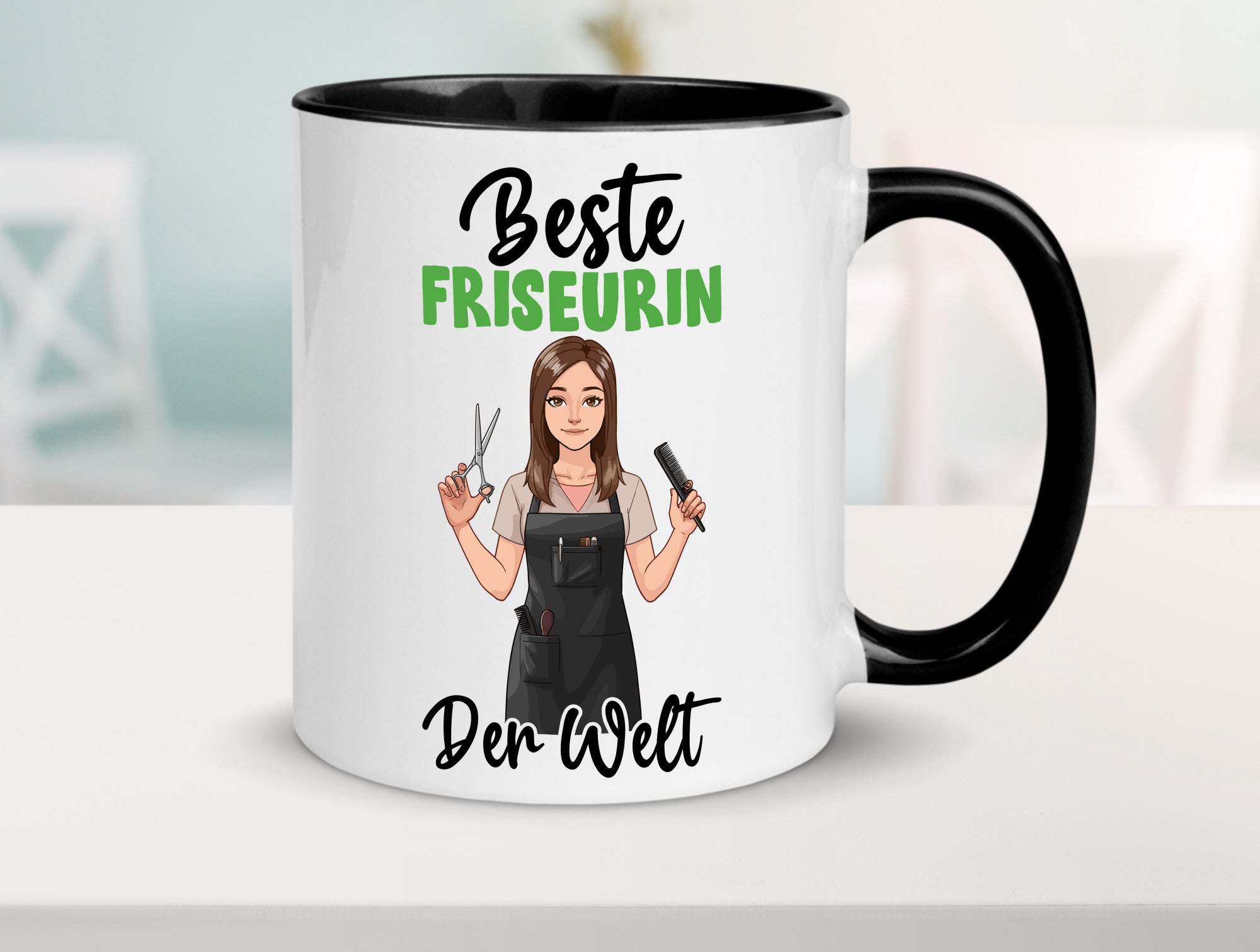 Beste Friseurin | Friseuse Frisuerin Geschenk Humor Geschenkidee lustiger