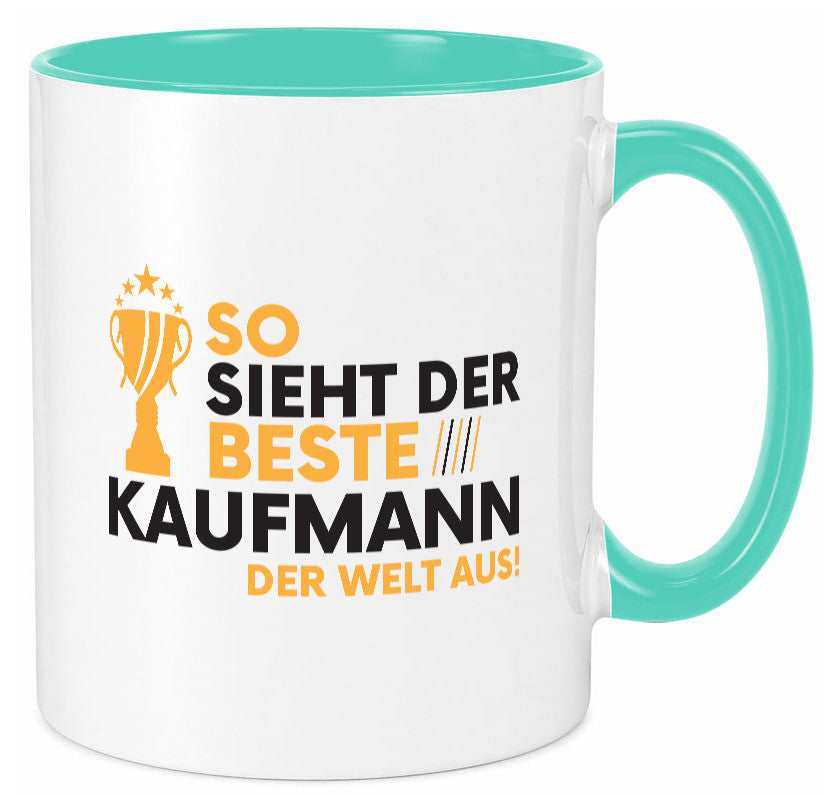 Der Weltbeste Kaufmann Kaufmänner lustig Humor Geschenkidee Geschenk Tasse