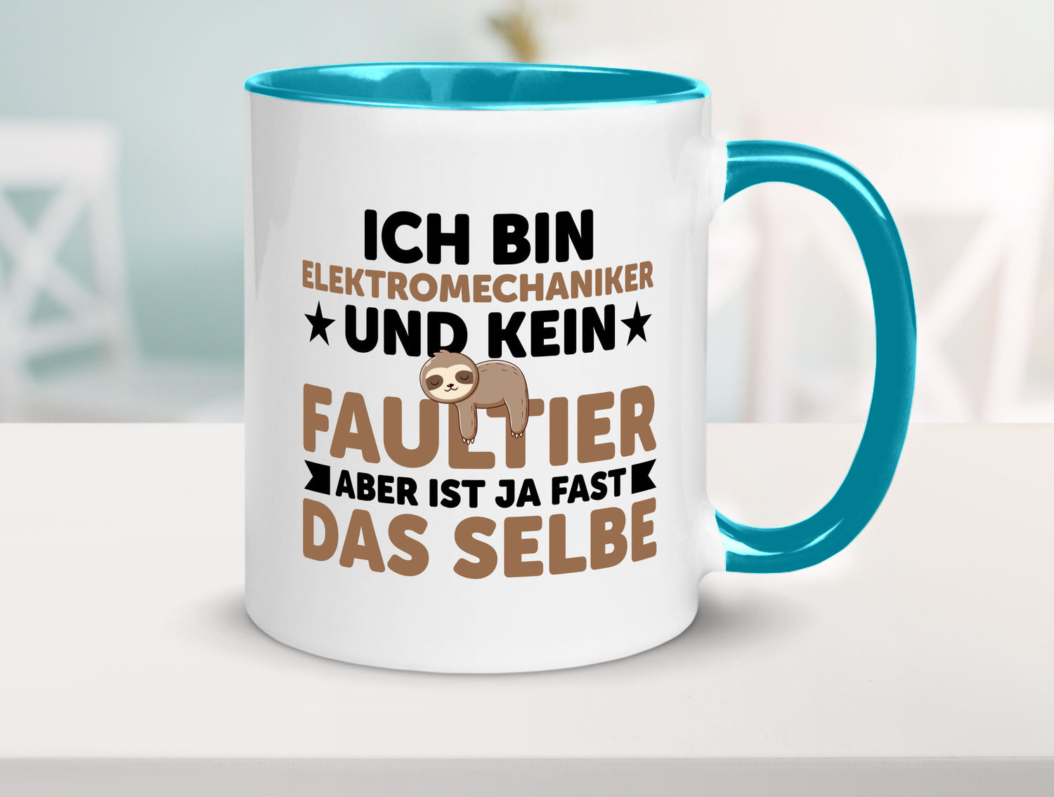 Ich bin kein Faultier: Elektromechaniker | Mechaniker Geschenkidee