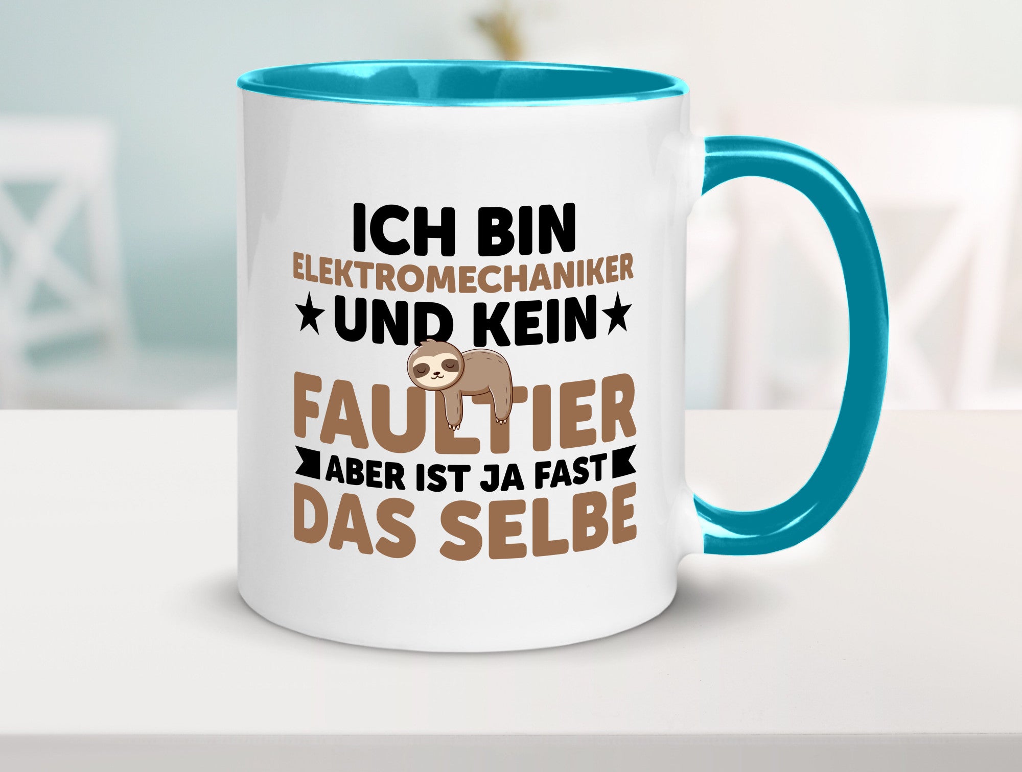 Ich bin kein Faultier: Elektromechaniker | Mechaniker Geschenkidee
