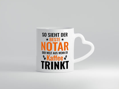 Kaffee trinkt: Notar | Jurist lustiger Spruch Geschenk Humor Geschenkidee Tasse