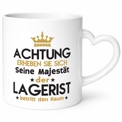Seine Majestät Lagerist | Lageristen Lager Arbeiter lustig Arbeit Kollegen Büro
