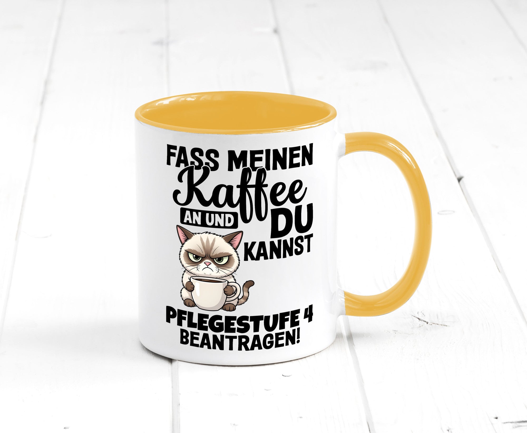 Fass meinen Kaffee an | Pflegestufe 4 Krankenschwester v3 Geschenkidee Humor