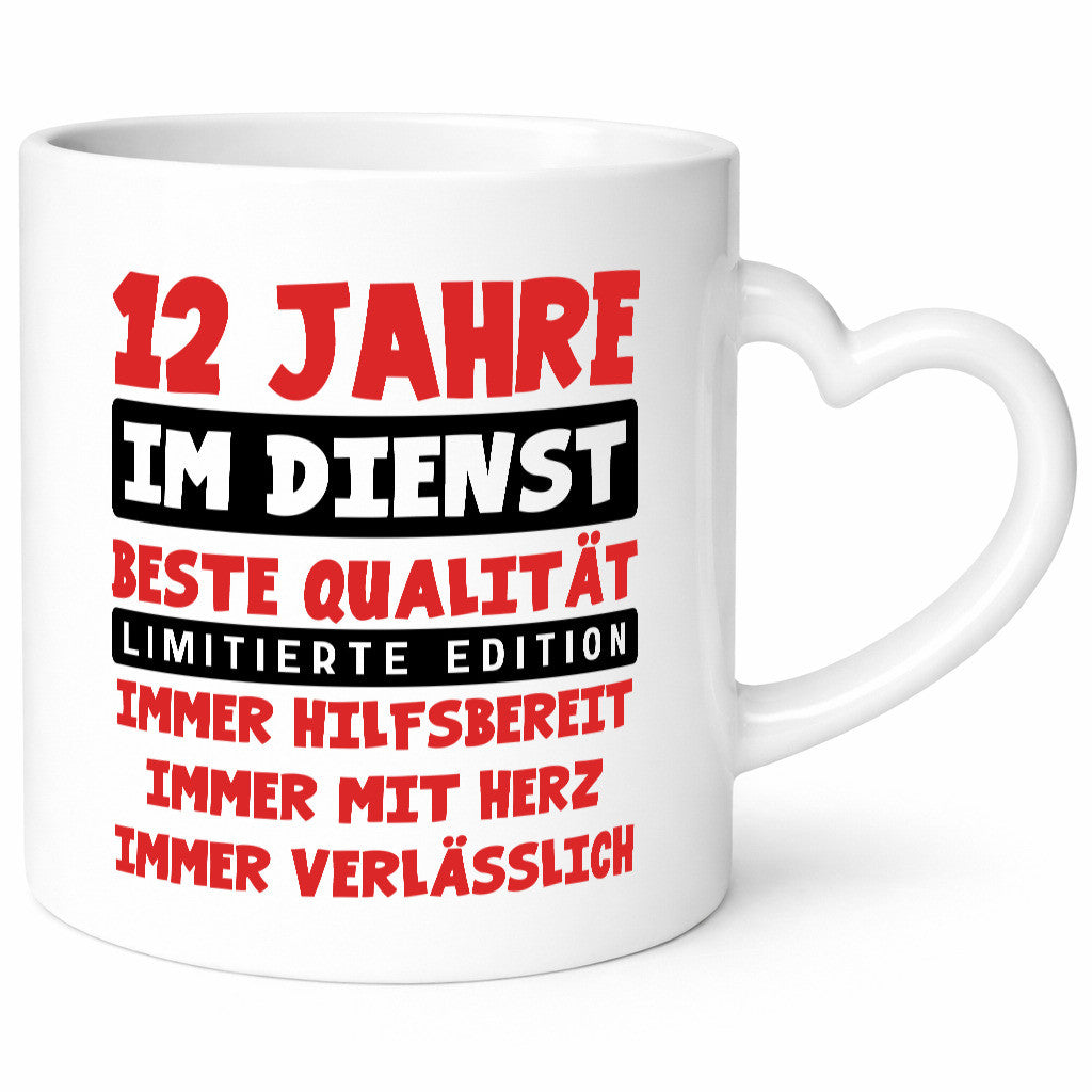 12 Jahre im Dienst | Jubiläum Arbeit v9 Geschenk Kollegen Büro lustiger Spruch