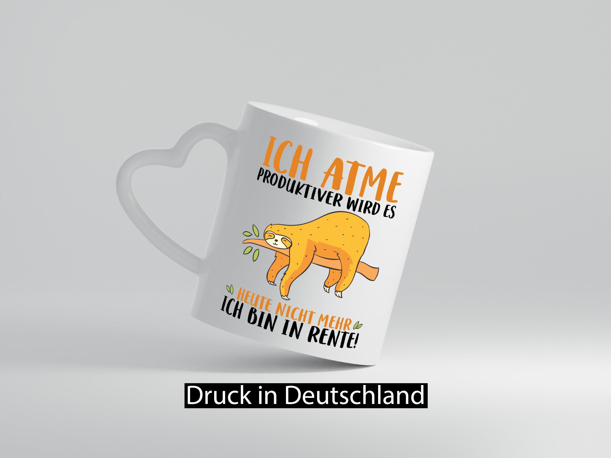 Ich bin in Rente! | Faultier Produktiv Ruhestand Humor Jubiläum Geschenkidee