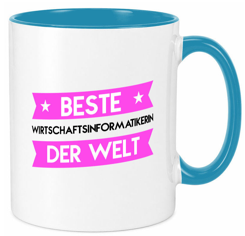 Beste Wirtschaftsinformatikerin | Wirtschaft Informatik Humor Geschenkidee Tasse