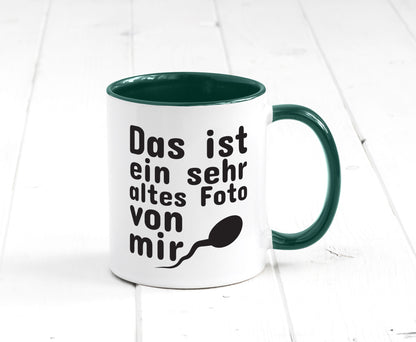 Sehr altes Foto von mir | lustige Tasse Männer Humor Geschenk Geschenkidee