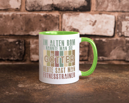 Heute sagt man: Fitnesstrainer | Personal Trainer Geschenkidee Humor Tasse