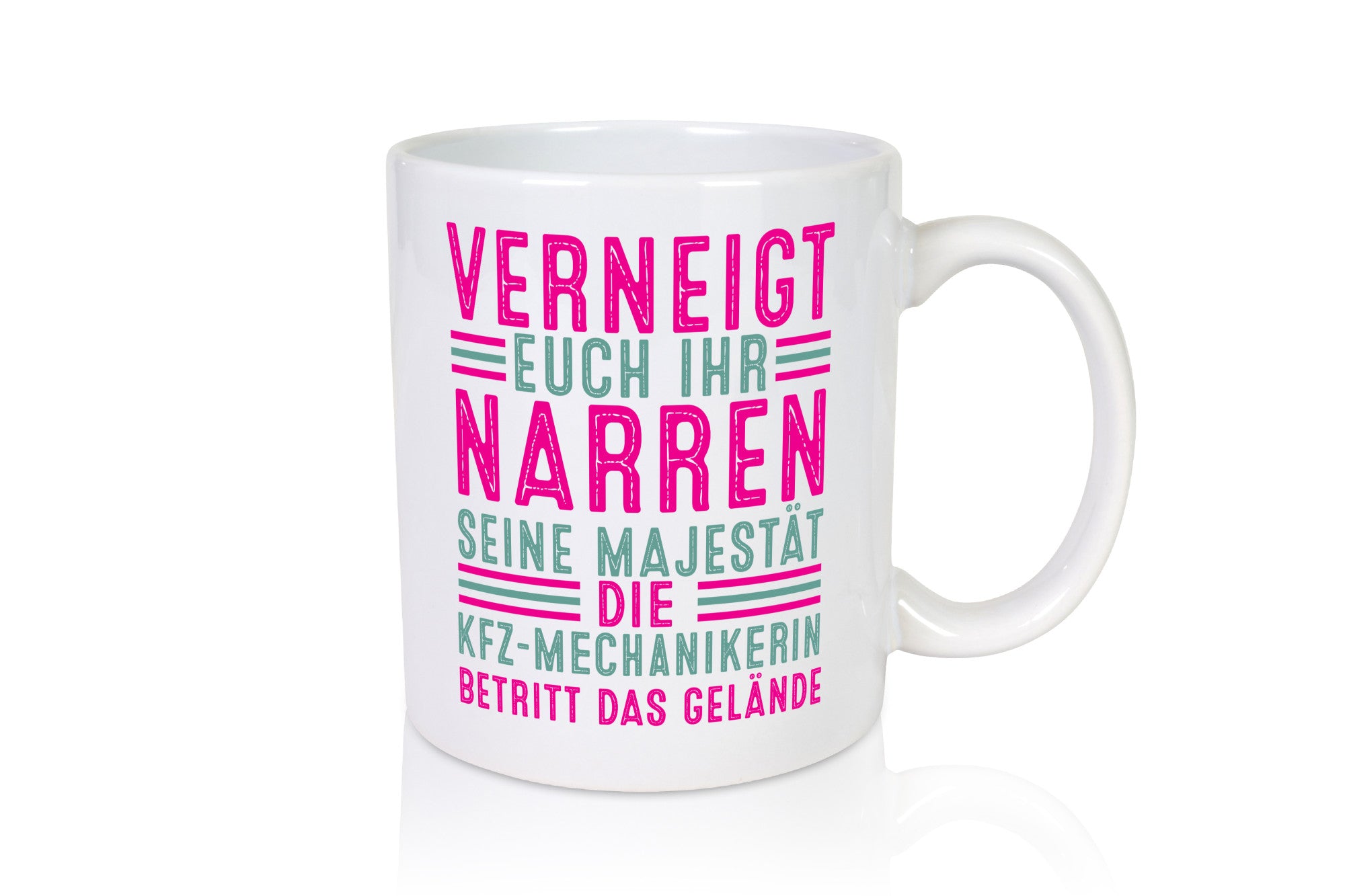 Verneigt euch: KFZ-Mechanikerin | Mechaniker KFZ lustiger Spruch Geschenk Humor