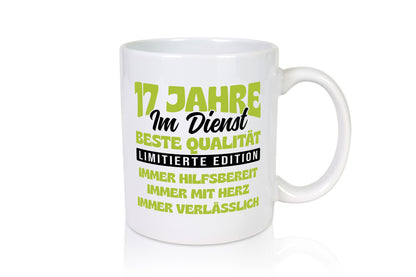 17 Jahre im Dienst | Jubiläum Arbeit v4 Geschenk Kollegen Büro lustiger Spruch