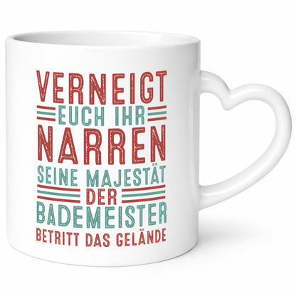 Verneigt euch: Bademeister | Rettungsschwimmer lustig Humor Geschenkidee